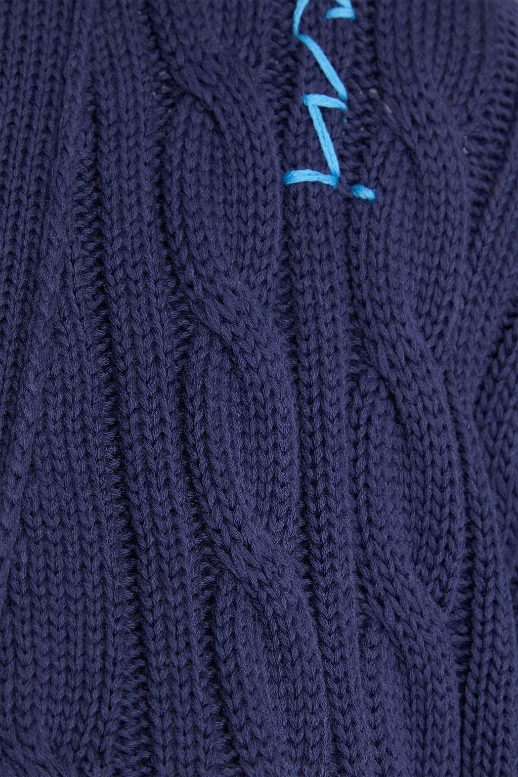 MARNI Cable-knit cotton cardigan