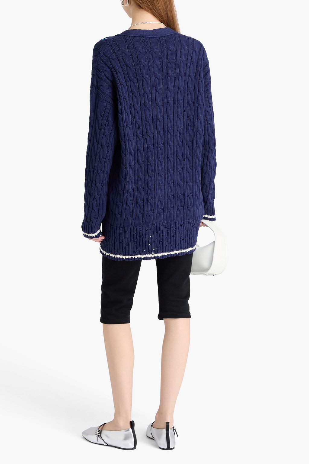 MARNI Cable-knit cotton cardigan