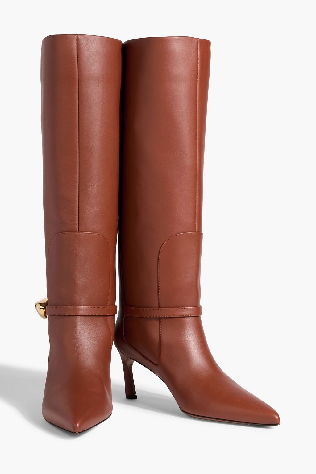 ZIMMERMANN Embellished leather knee boots
