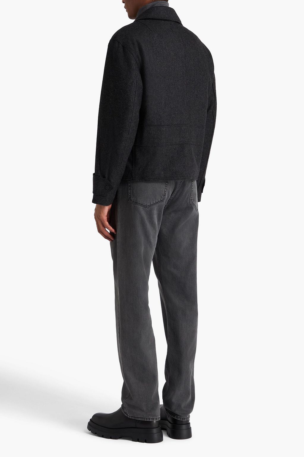 RAG & BONE Eddy double-breasted wool-blend felt jacket