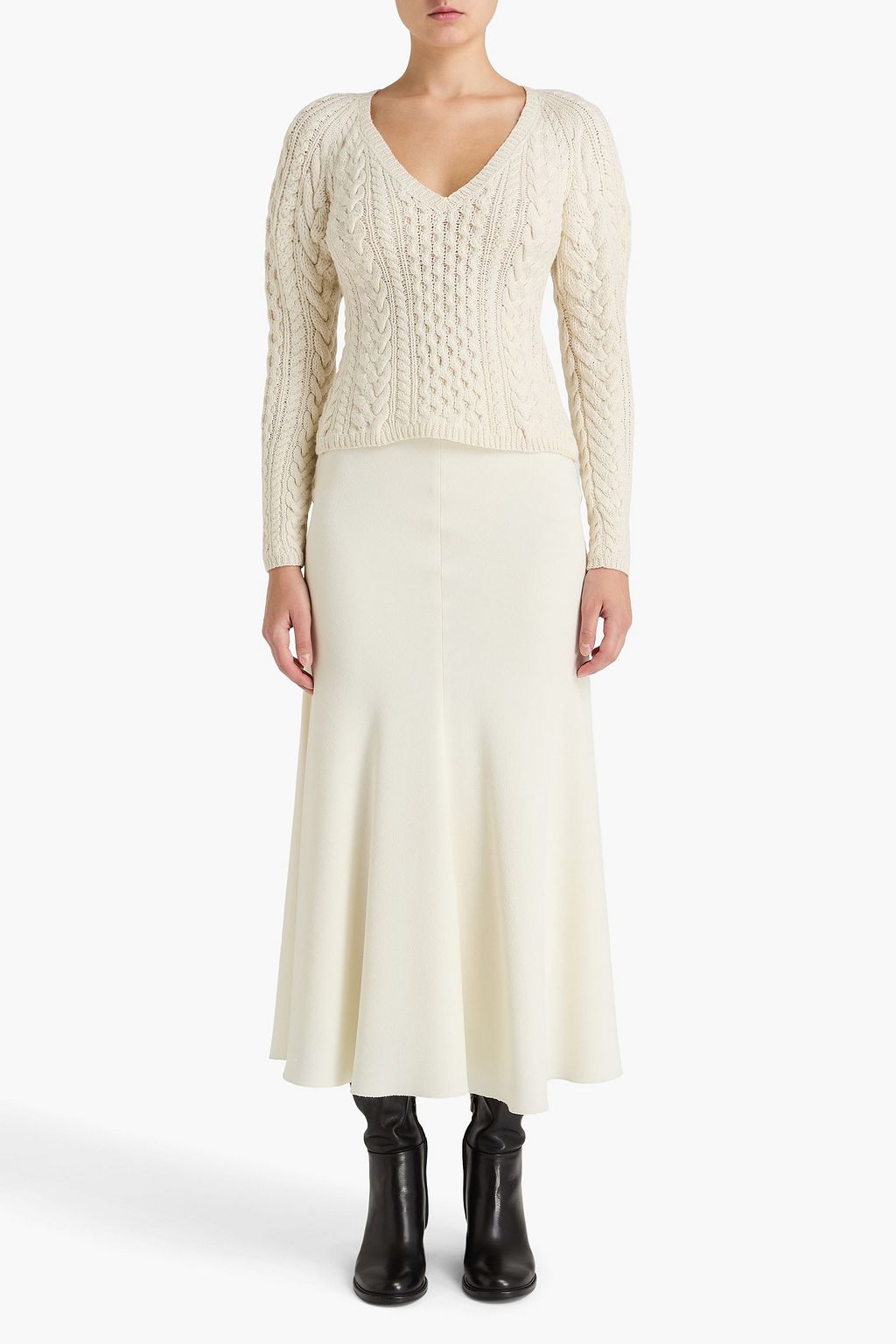 GABRIELA HEARST Arwell cable-knit cashmere sweater