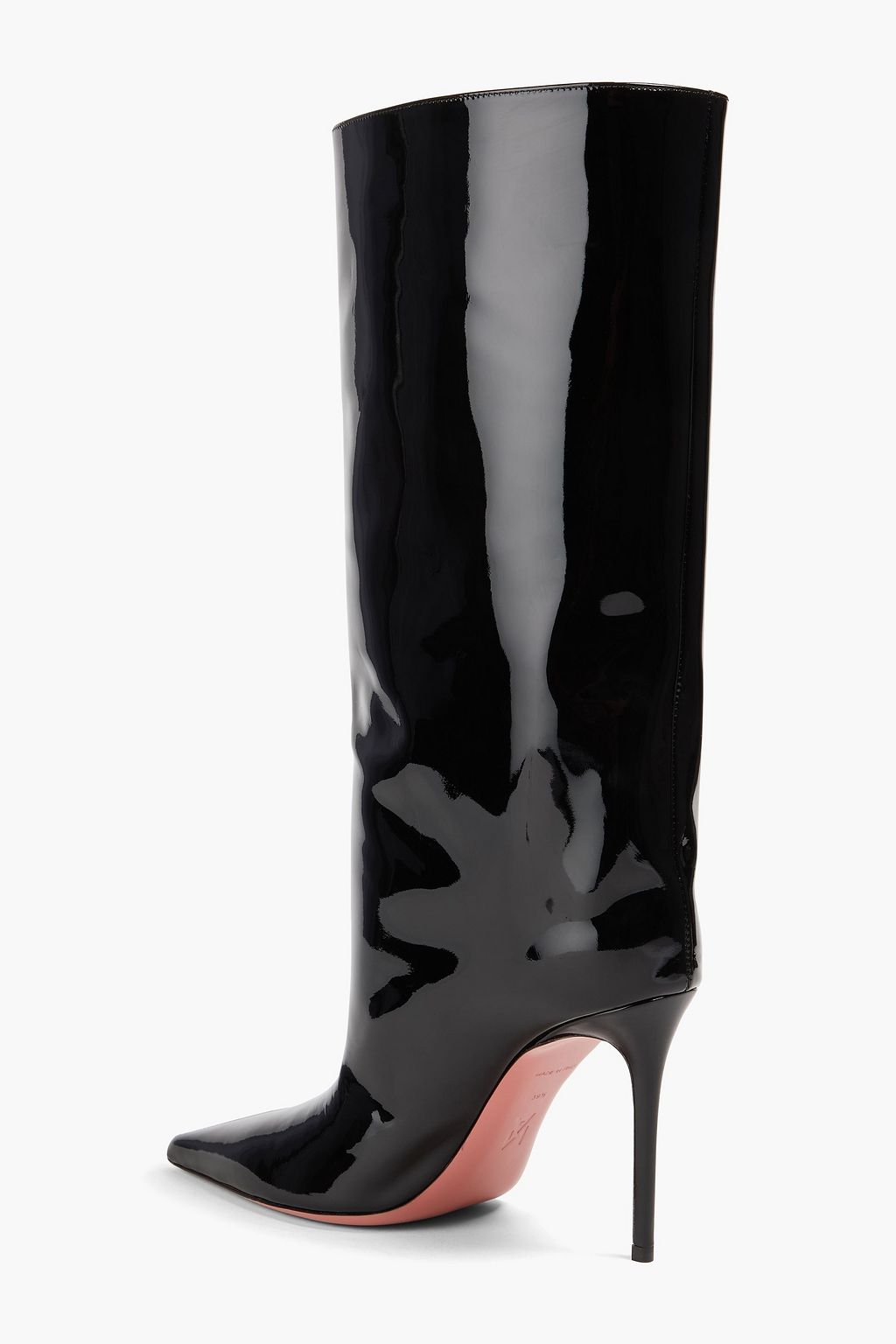 AMINA MUADDI Fiona patent-leather boots