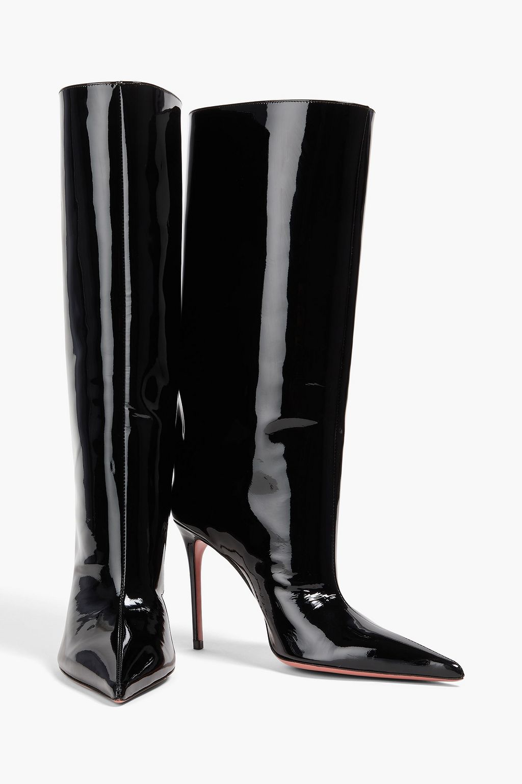 AMINA MUADDI Fiona patent-leather boots
