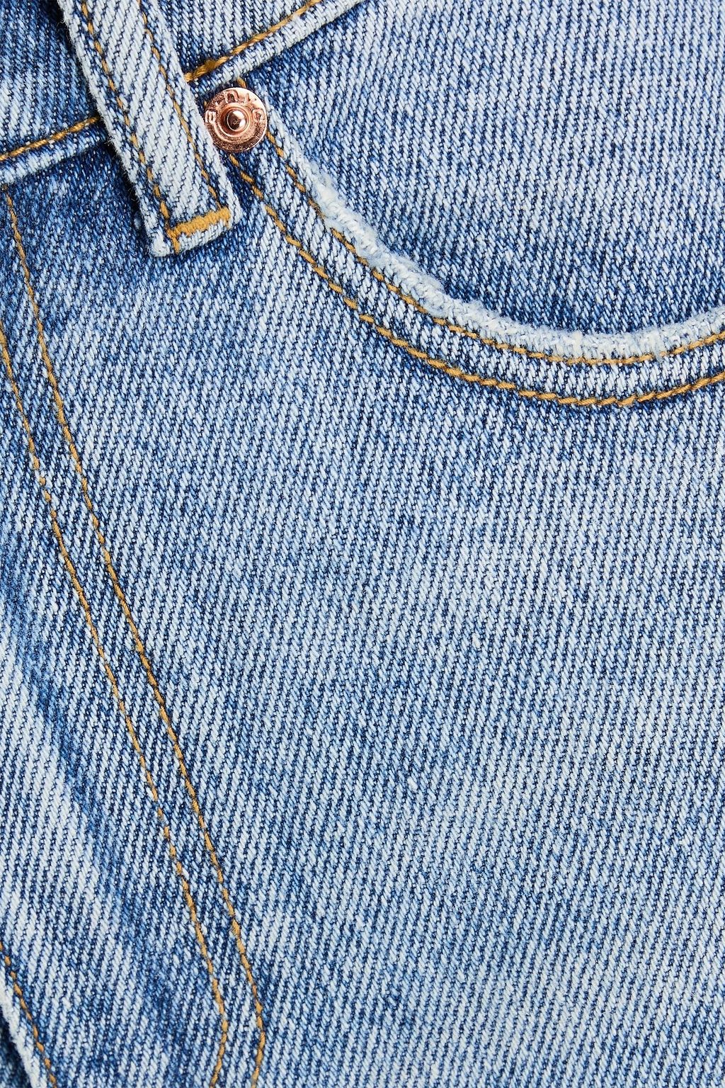 ALEXANDER WANG High-rise straight-leg jeans