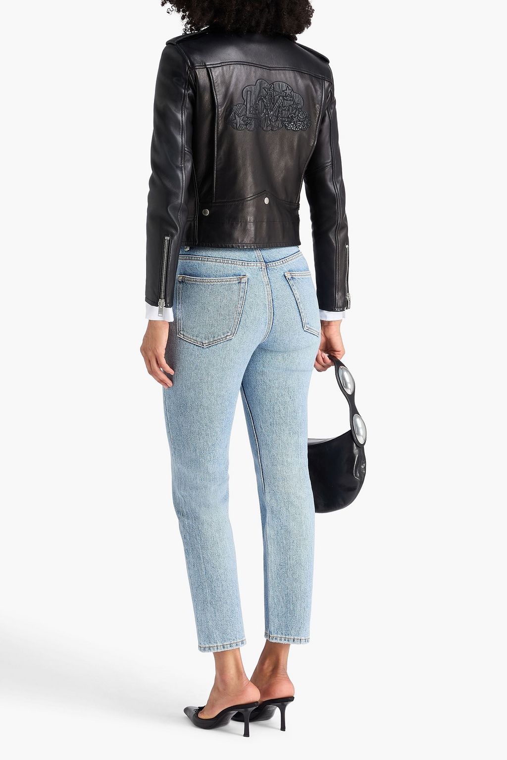 ALEXANDER WANG High-rise straight-leg jeans