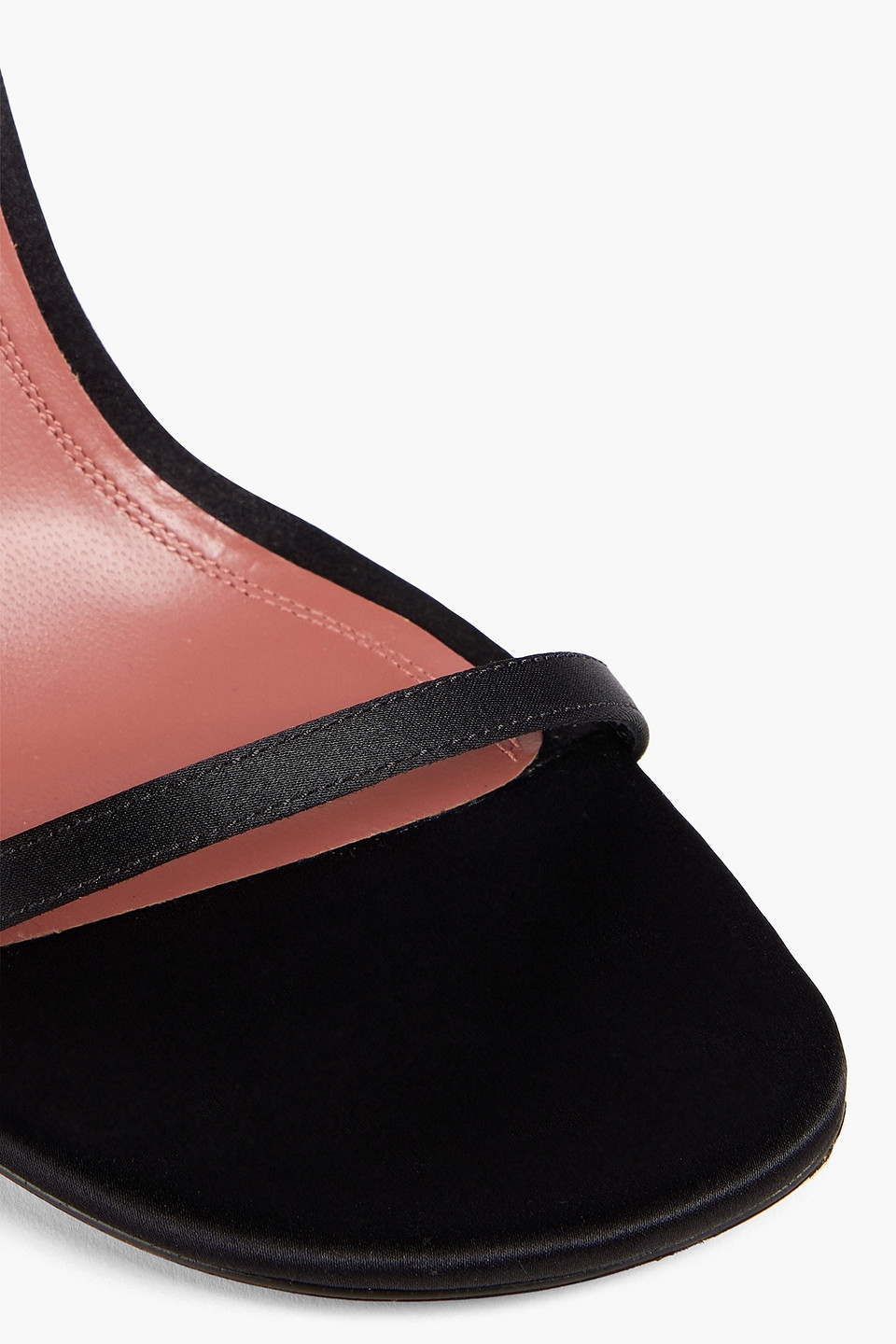 Amina Muaddi Giorgia Crystal-embellished Satin Sandals In Multi