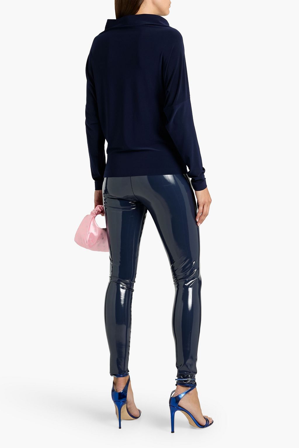 NORMA KAMALI Stretch-jersey top