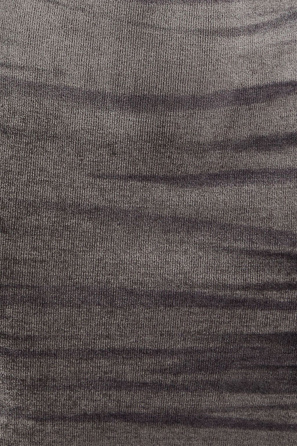 ALEXANDER WANG Printed knitted midi skirt