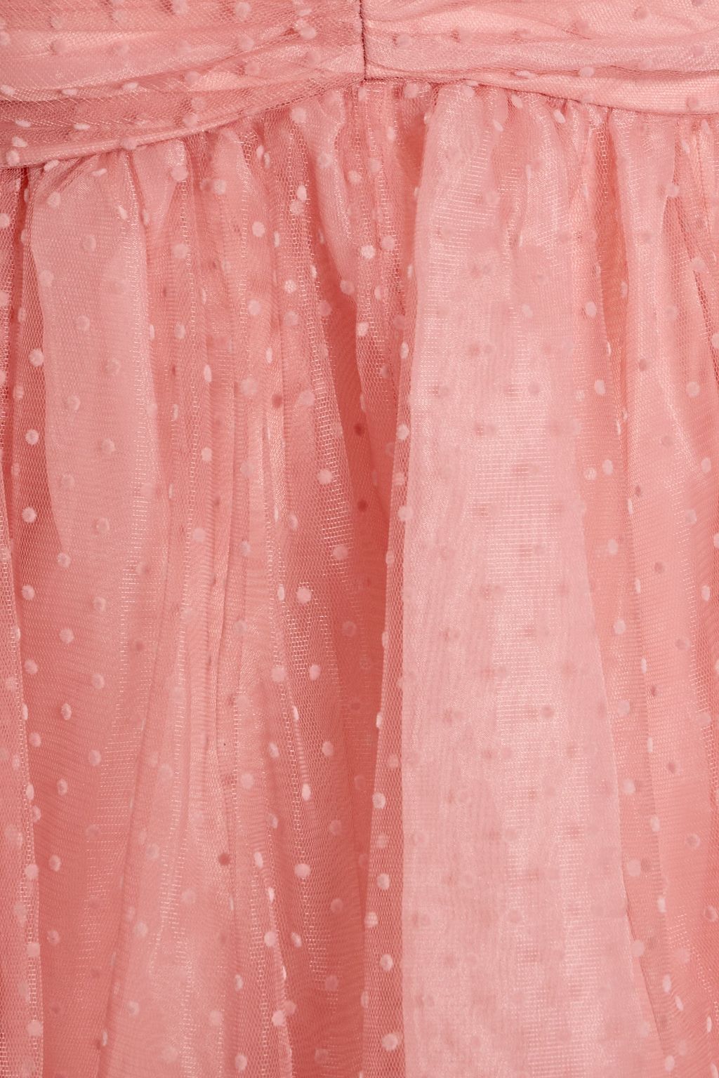 ZIMMERMANN Polka-dot flocked tulle mini dress