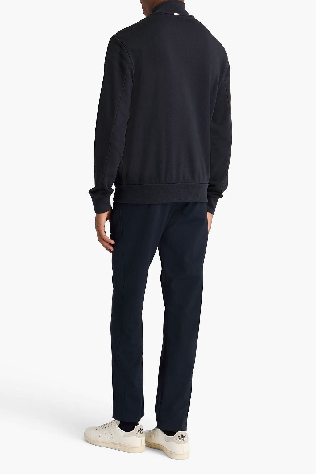 HERNO French cotton-terry sweatshirt