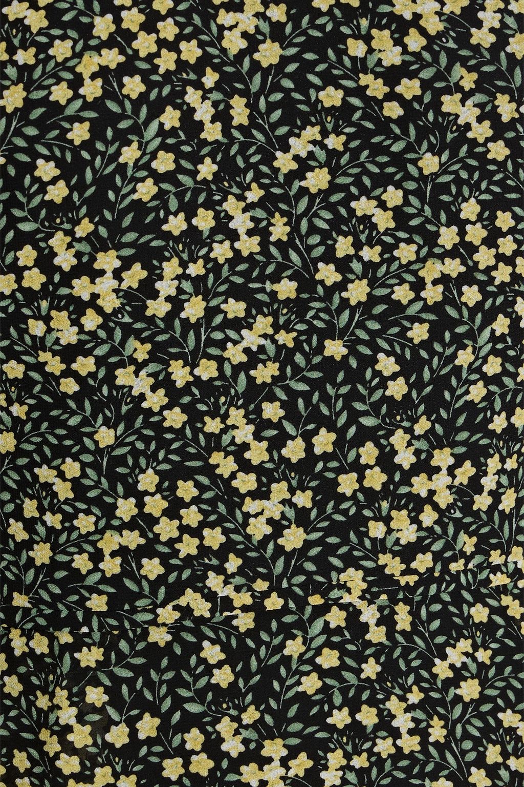 MIKAEL AGHAL Floral-print crepe de chine dress