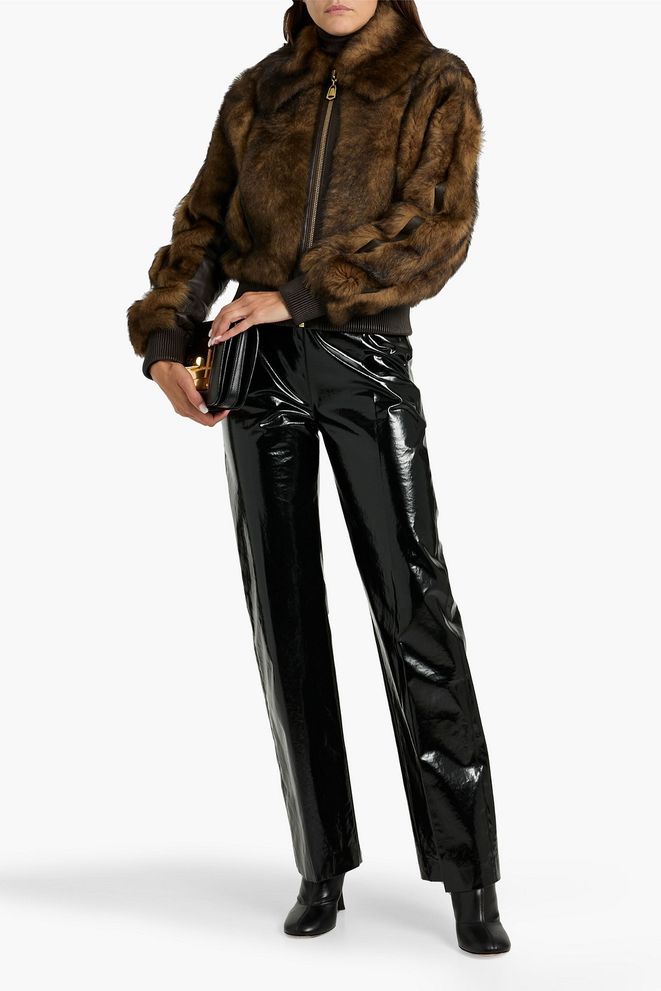 Zimmermann Shearling Jacket In Brown
