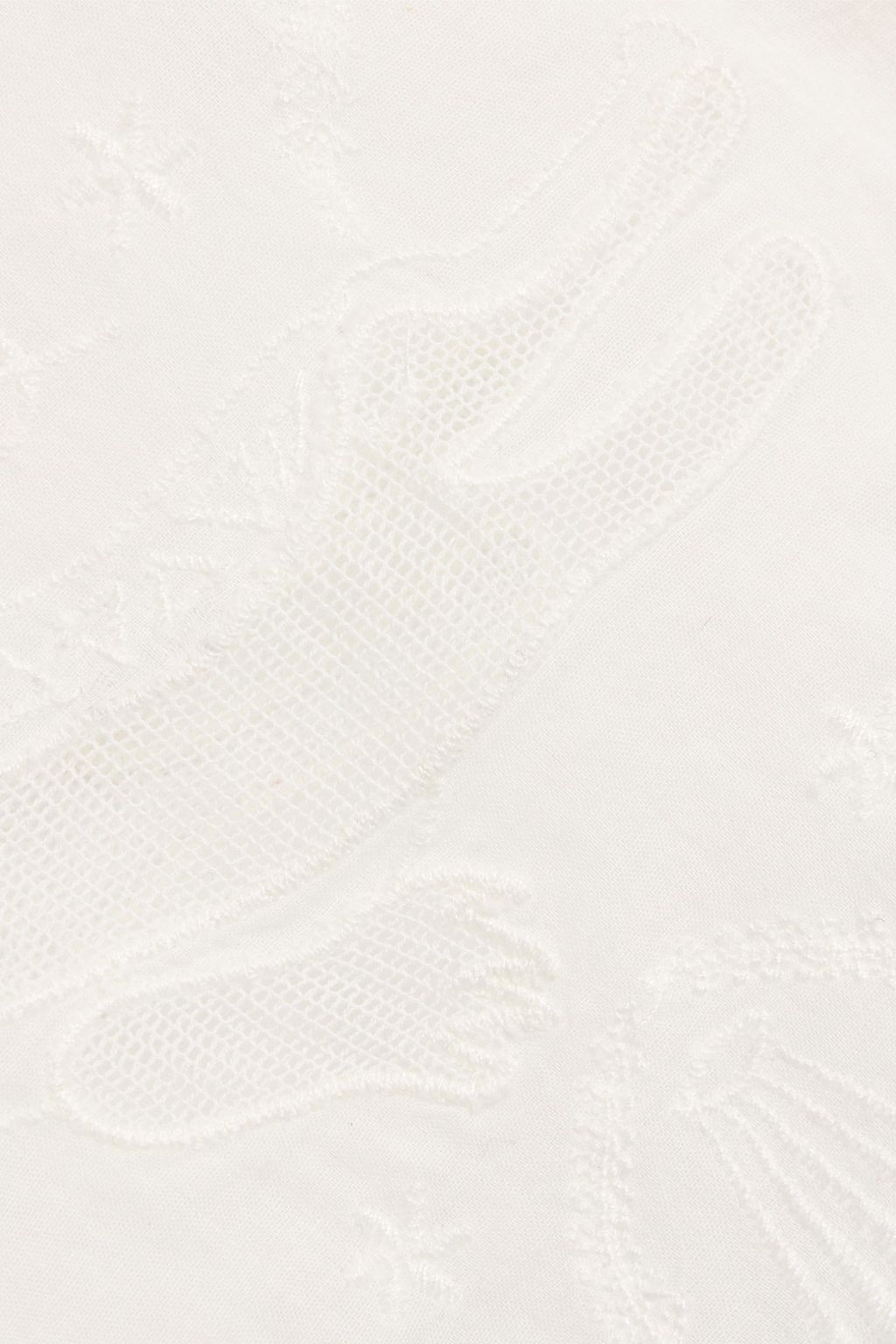 FARM RIO Embroidered cotton shirt