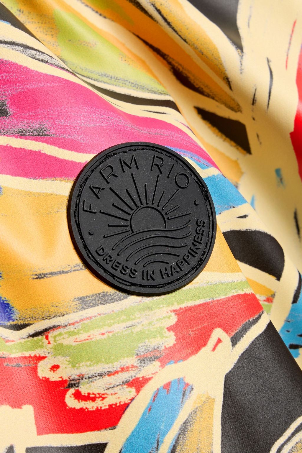FARM RIO Printed shell hooded raincoat