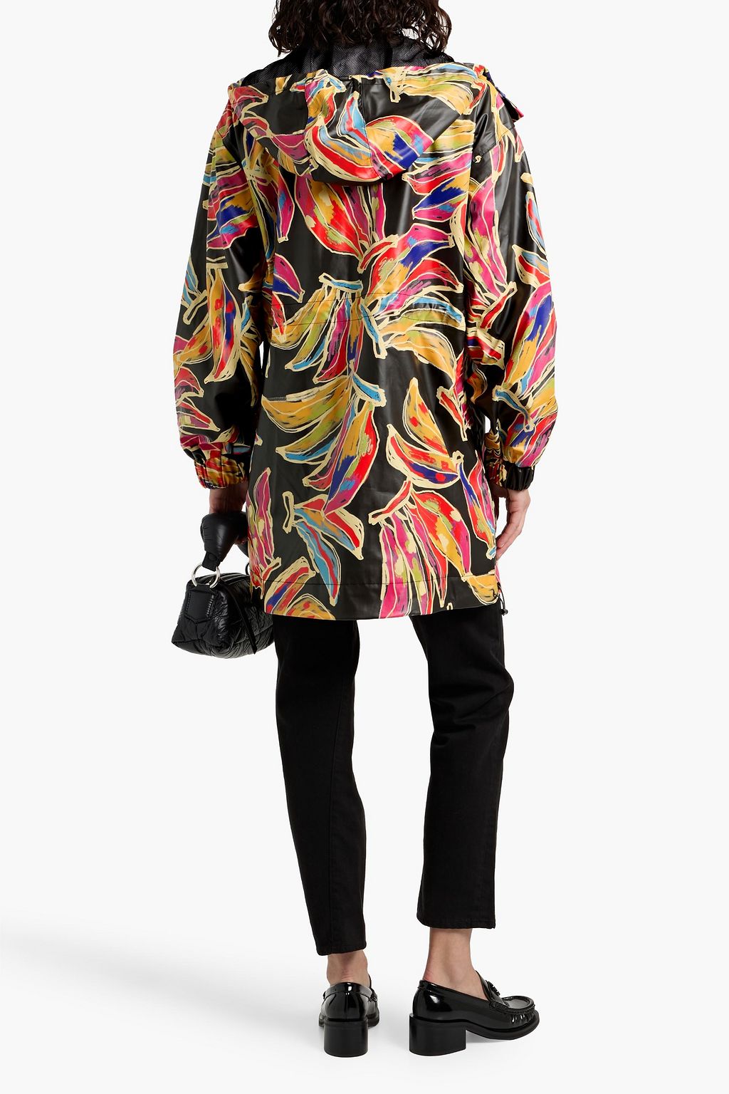 FARM RIO Printed shell hooded raincoat
