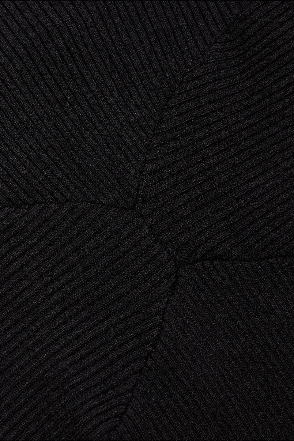 Farm Rio Twisted Cutout Ribbed-knit Bodysuit In Black