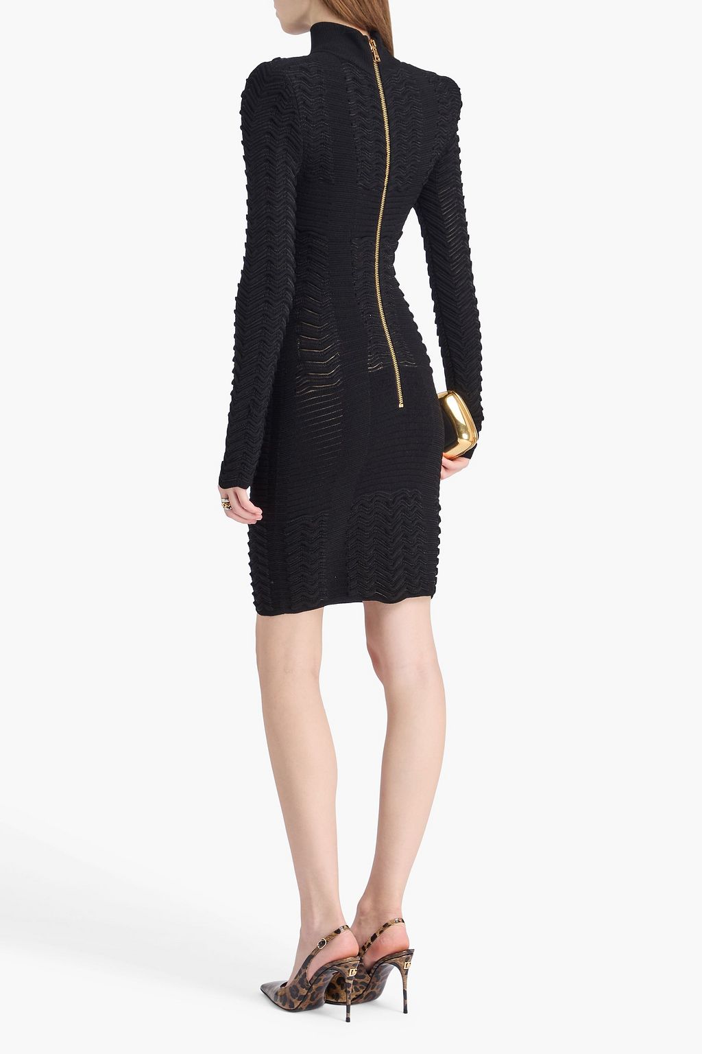 BALMAIN Mini-Strickkleid