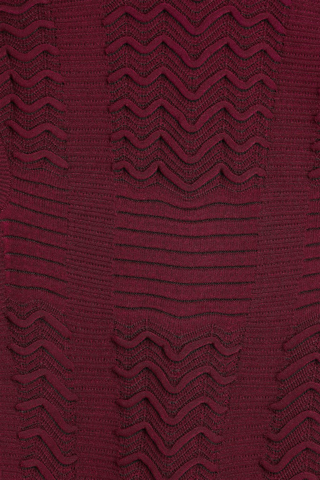 BALMAIN Maxi-Strickkleid