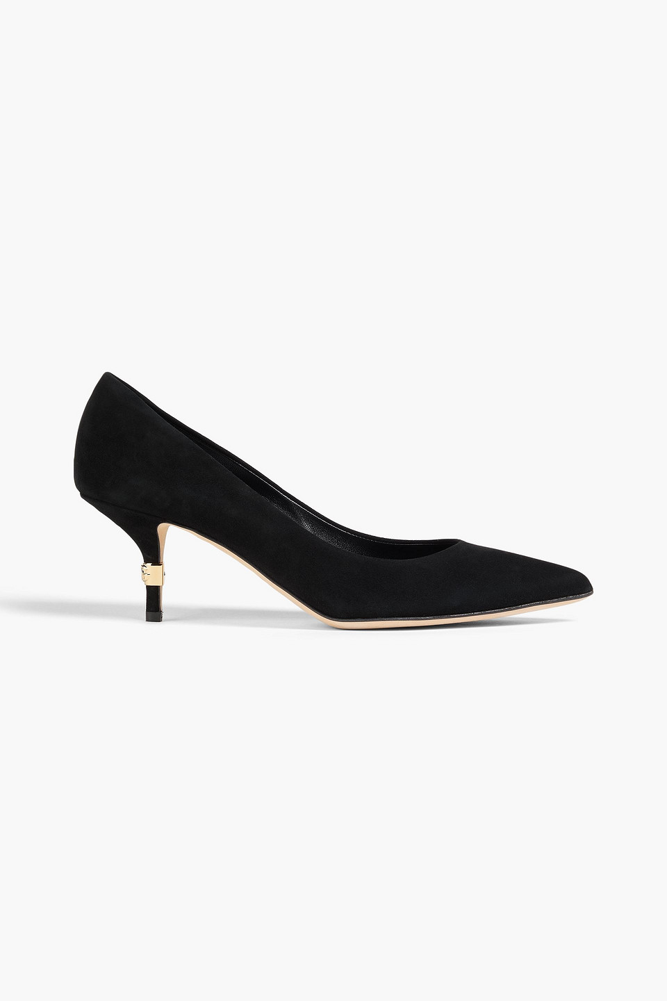 Dolce & Gabbana Suede Pumps In Black