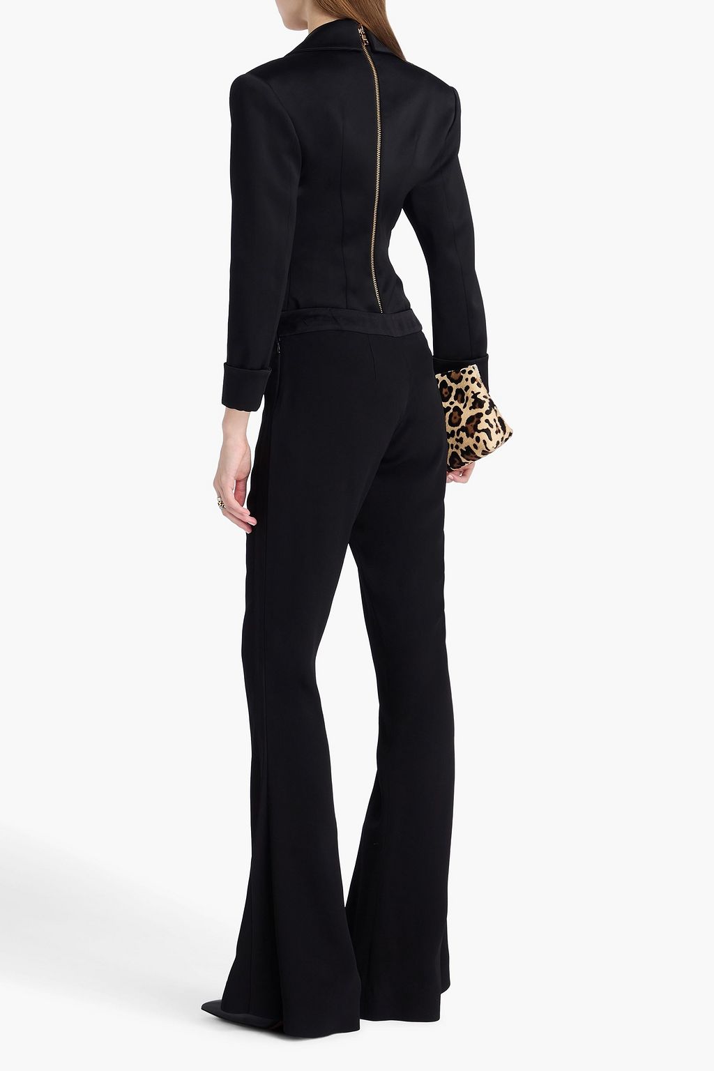 BALMAIN Crepe flared pants