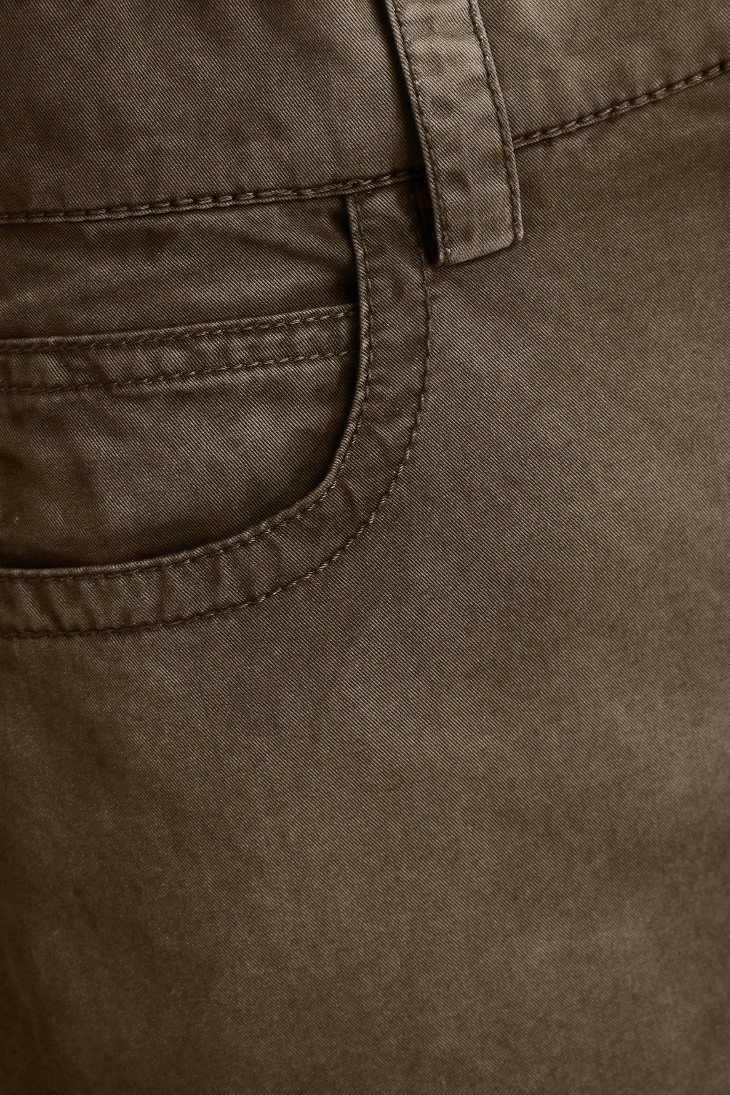 ALEXANDER WANG Faded cotton-twill wide-leg pants