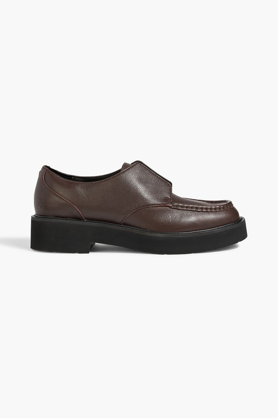 Rag & Bone Tucker Oxford-brogues Aus Narbenleder In Brown