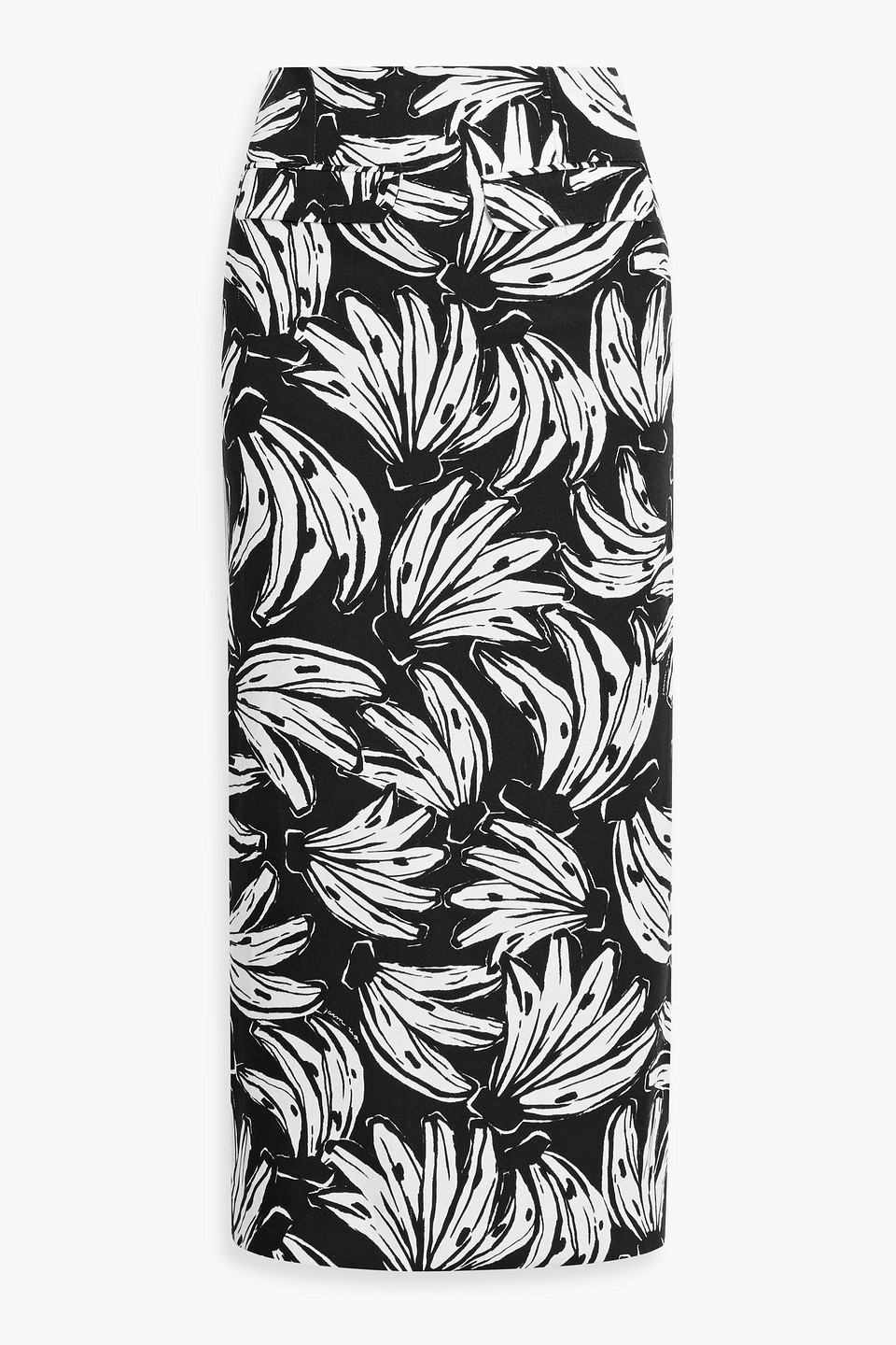 Farm Rio Printed Cotton And Lyocell-blend Canvas Midi Skirt In Multi