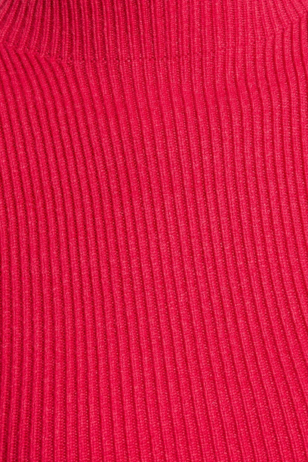 FARM RIO Ribbed-knit turtleneck sweater