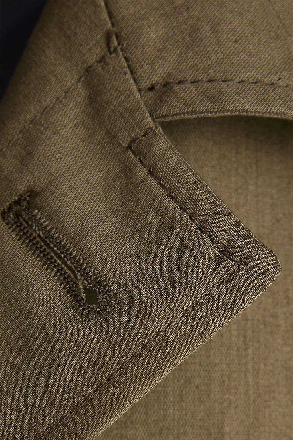 HERNO Cotton and linen-blend field jacket