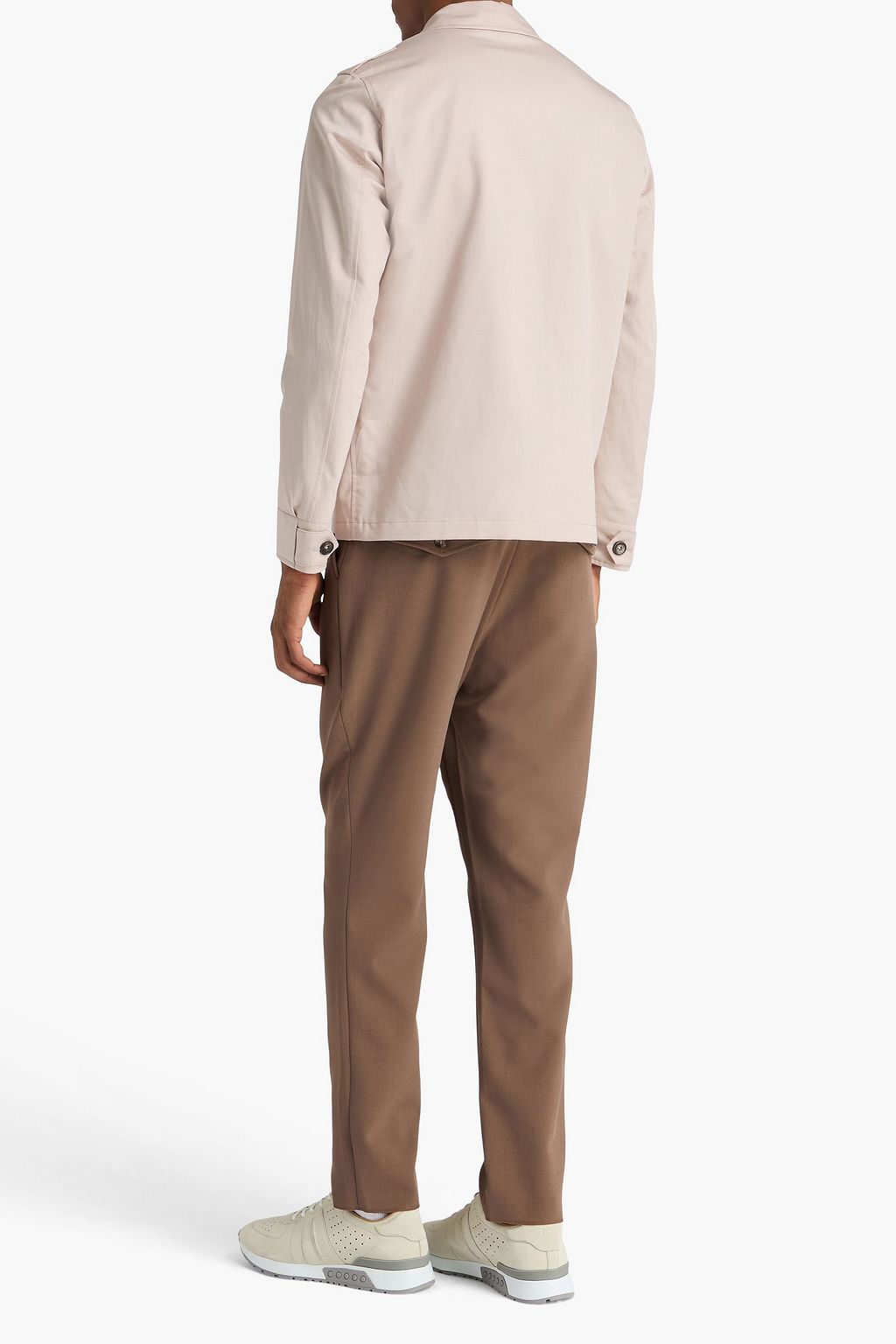 HERNO Cotton and linen-blend field jacket