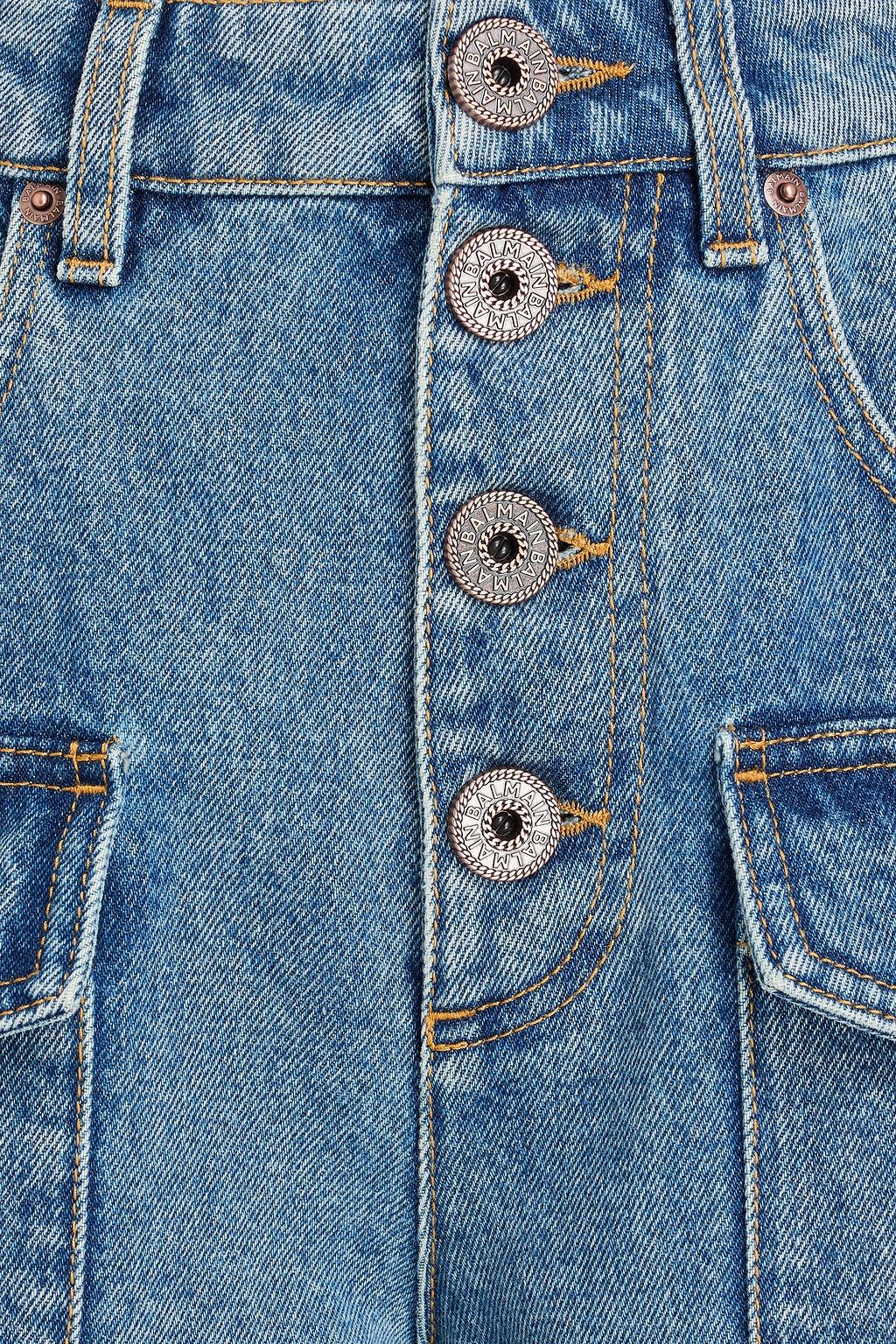 BALMAIN High-rise flared jeans