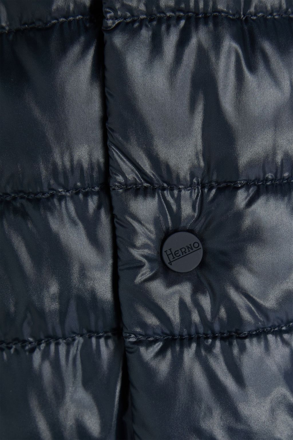 HERNO جاكيت بغطاء رأس من قماش عازل مبطّن