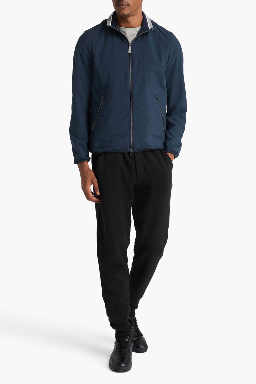 HERNO Silk hooded jacket