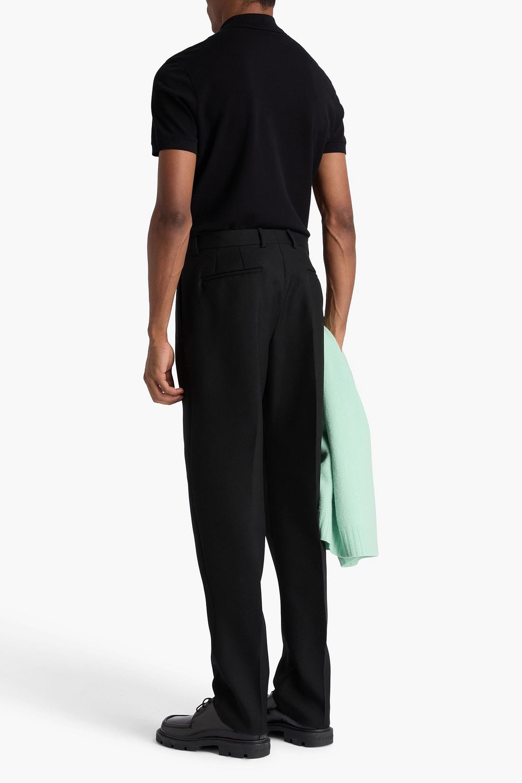 JIL SANDER Wool-twill pants