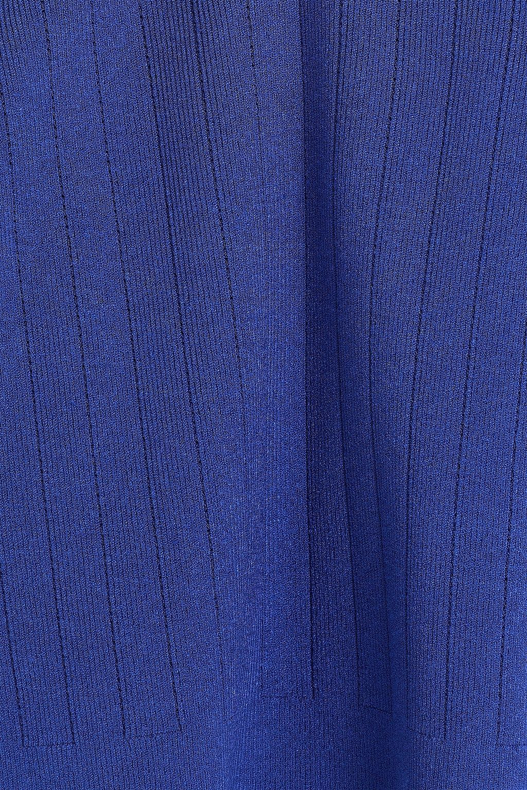 BALMAIN Rollkragenpullover aus Rippstrick mit Verzierung