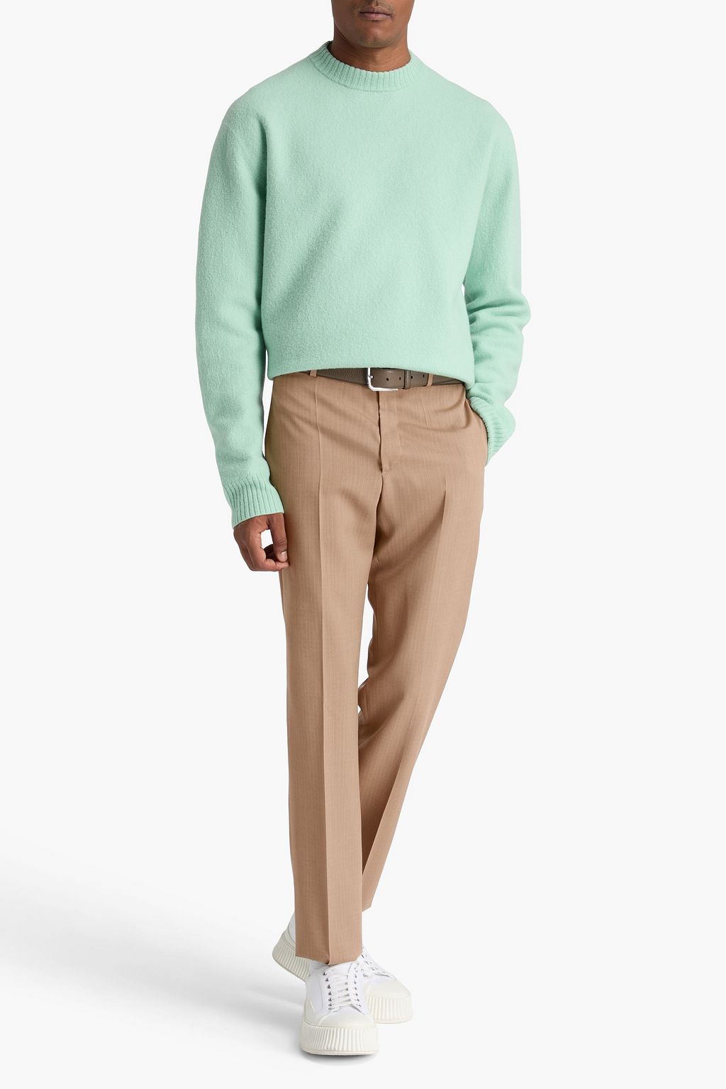 JIL SANDER Slim-fit wool pants