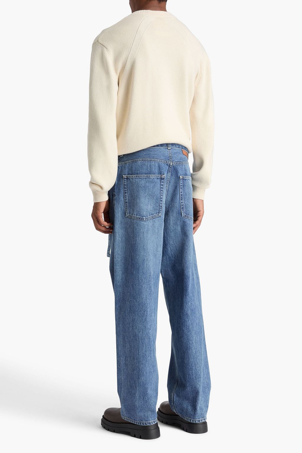 JIL SANDER Belted denim jeans