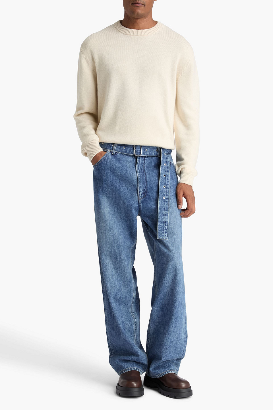  Jil Sander - Jeans Aus Denim Mit Gürtel - Blau - 30 