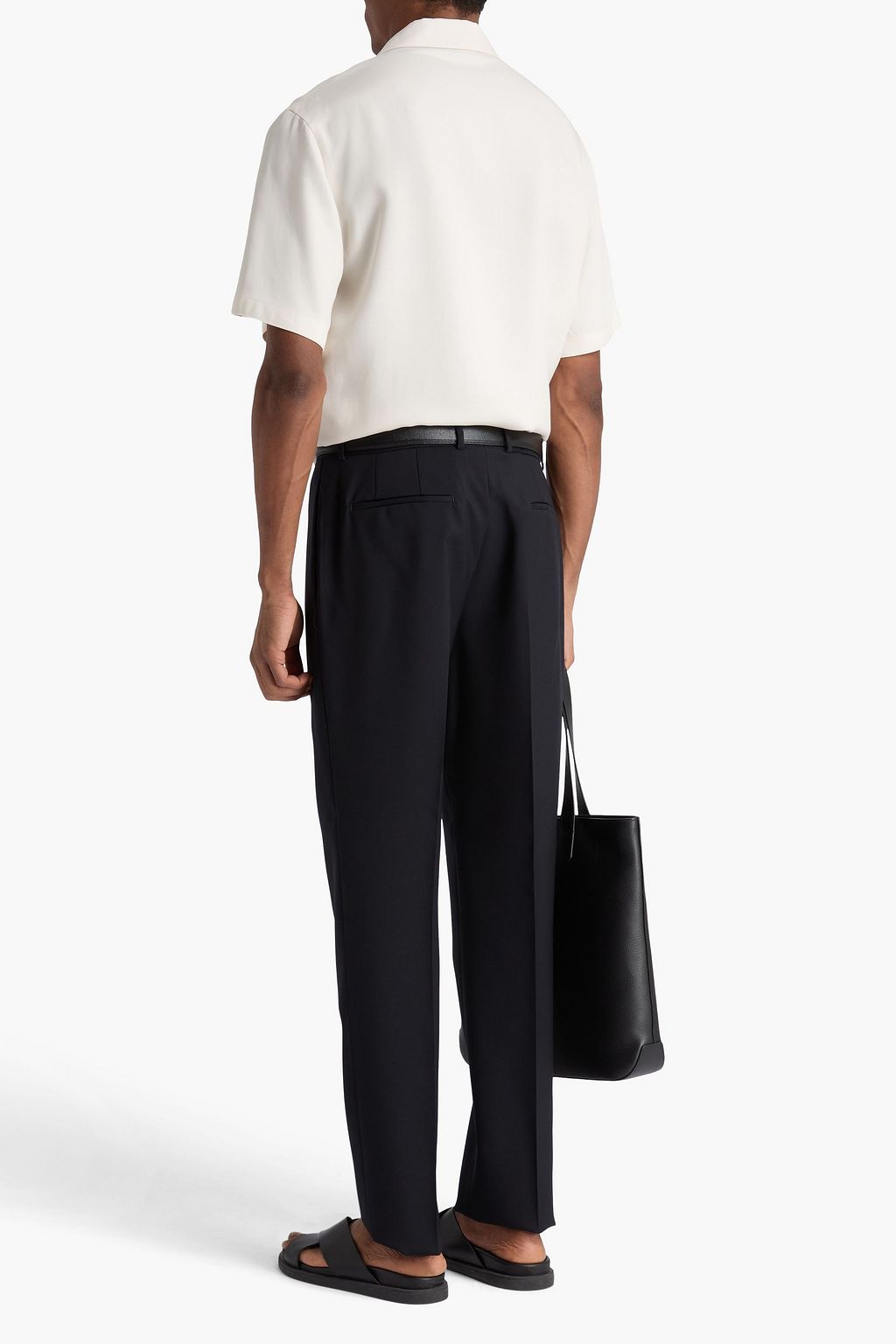 JIL SANDER Wool-gabardine pants