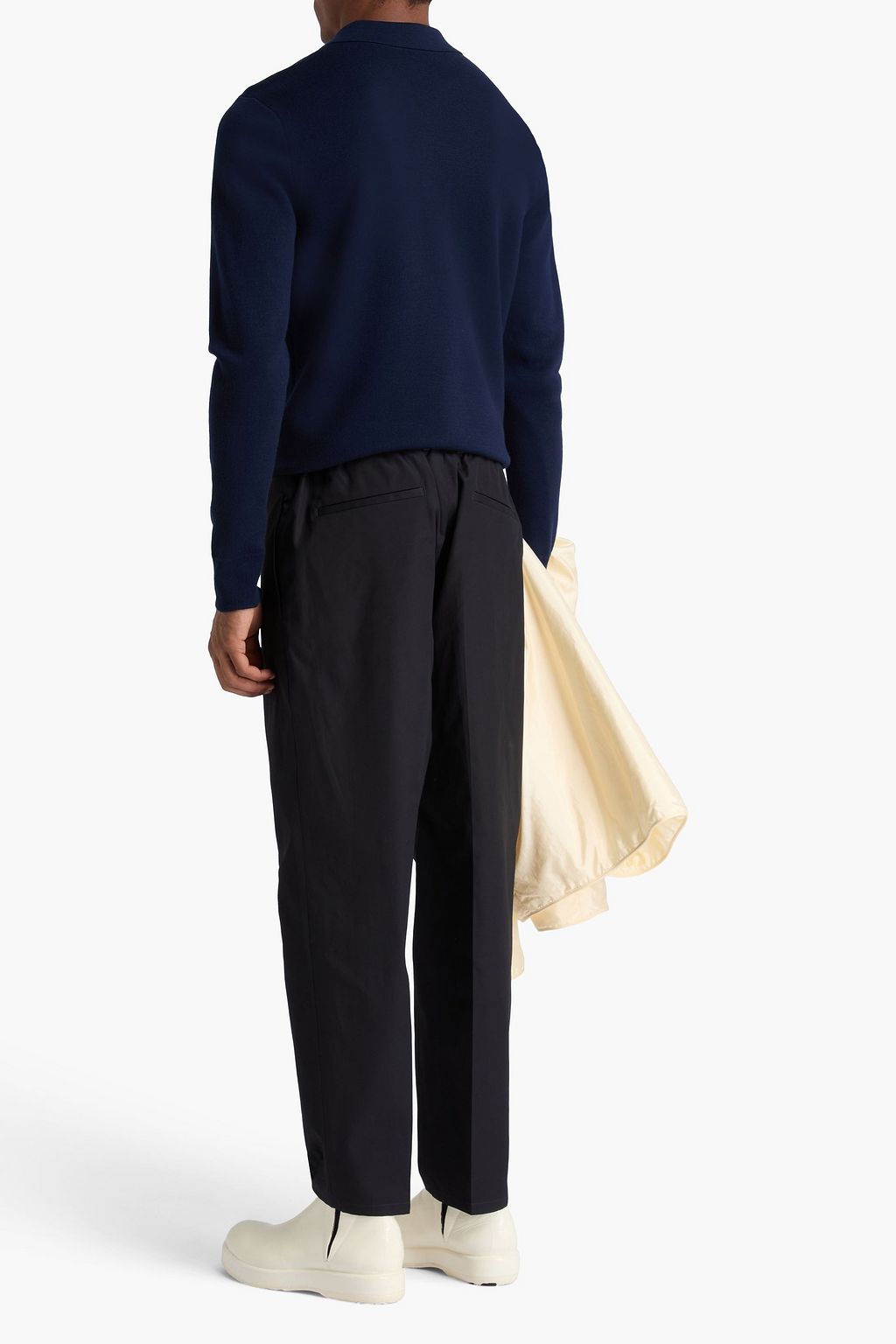 JIL SANDER Cotton-twill pants
