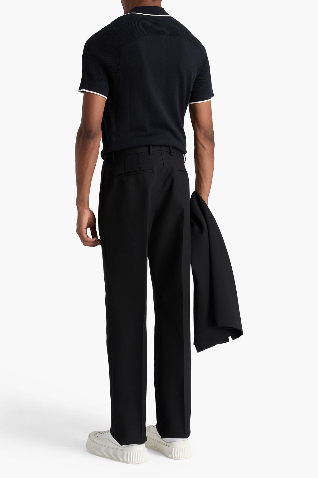 JIL SANDER Wool-twill pants