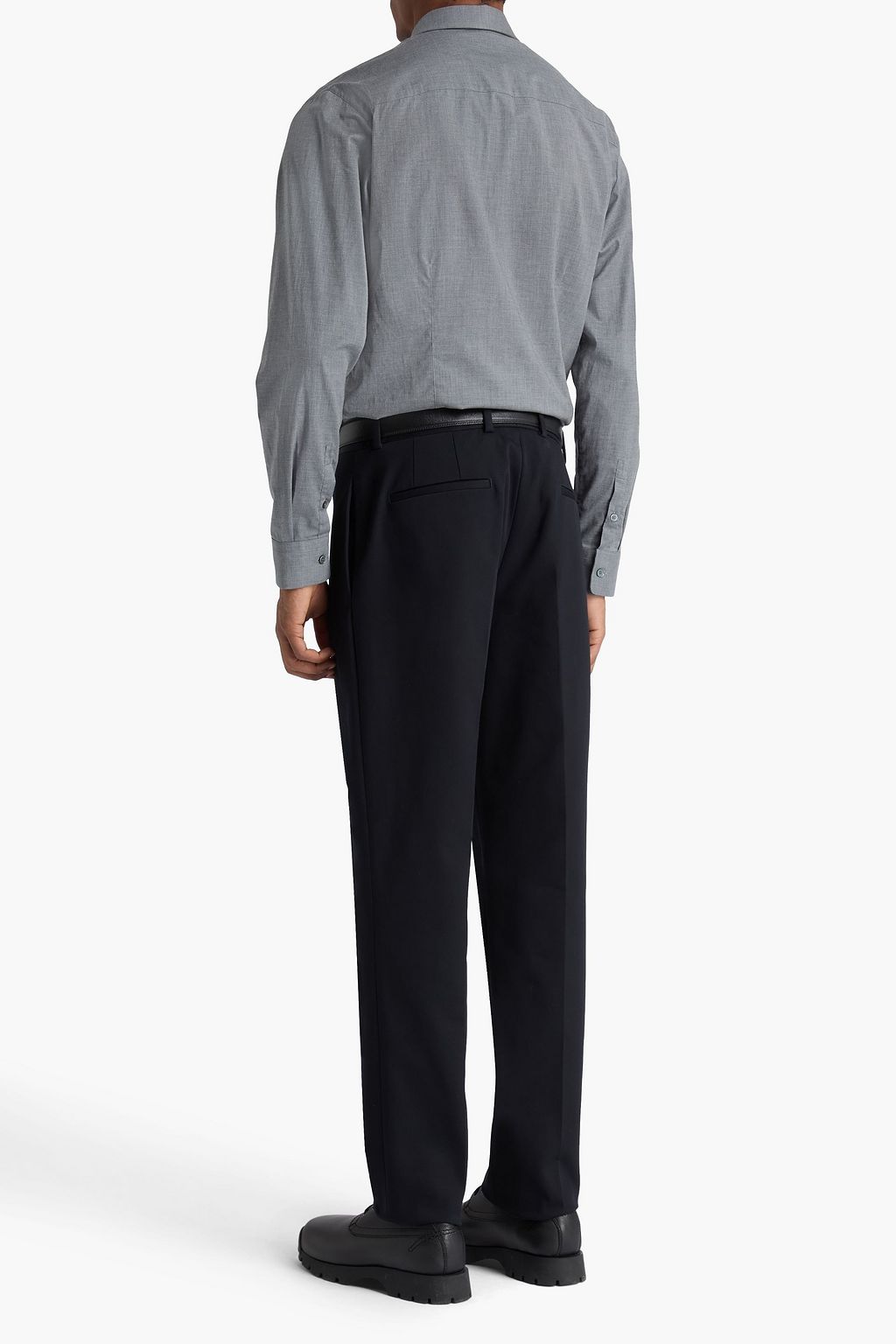 JIL SANDER Cotton-gabardine pants