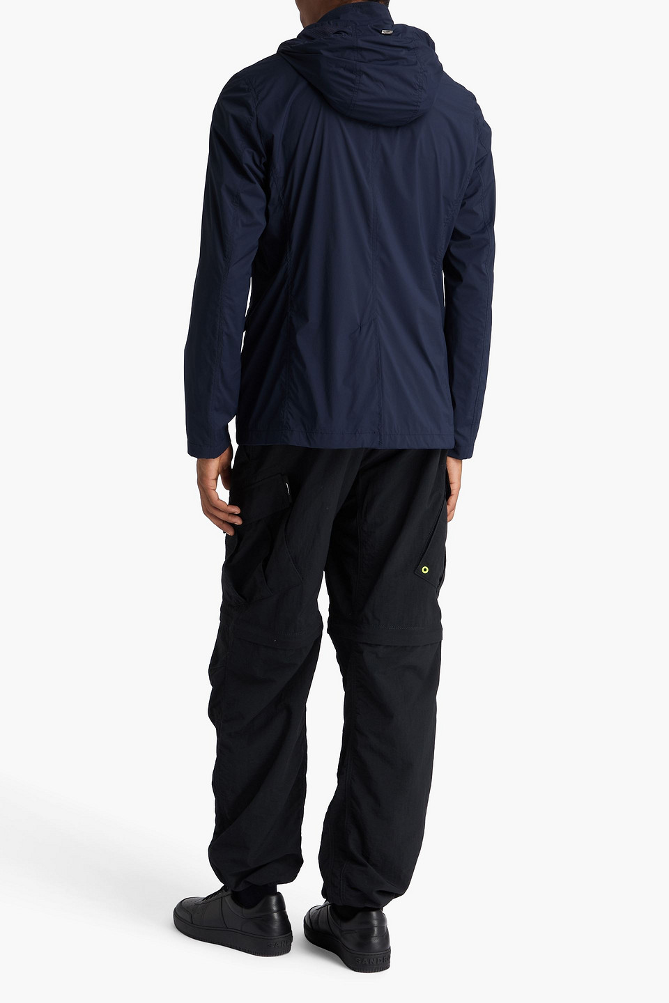  Herno - Kapuzenjacke Aus Shell - Blau - It 50 
