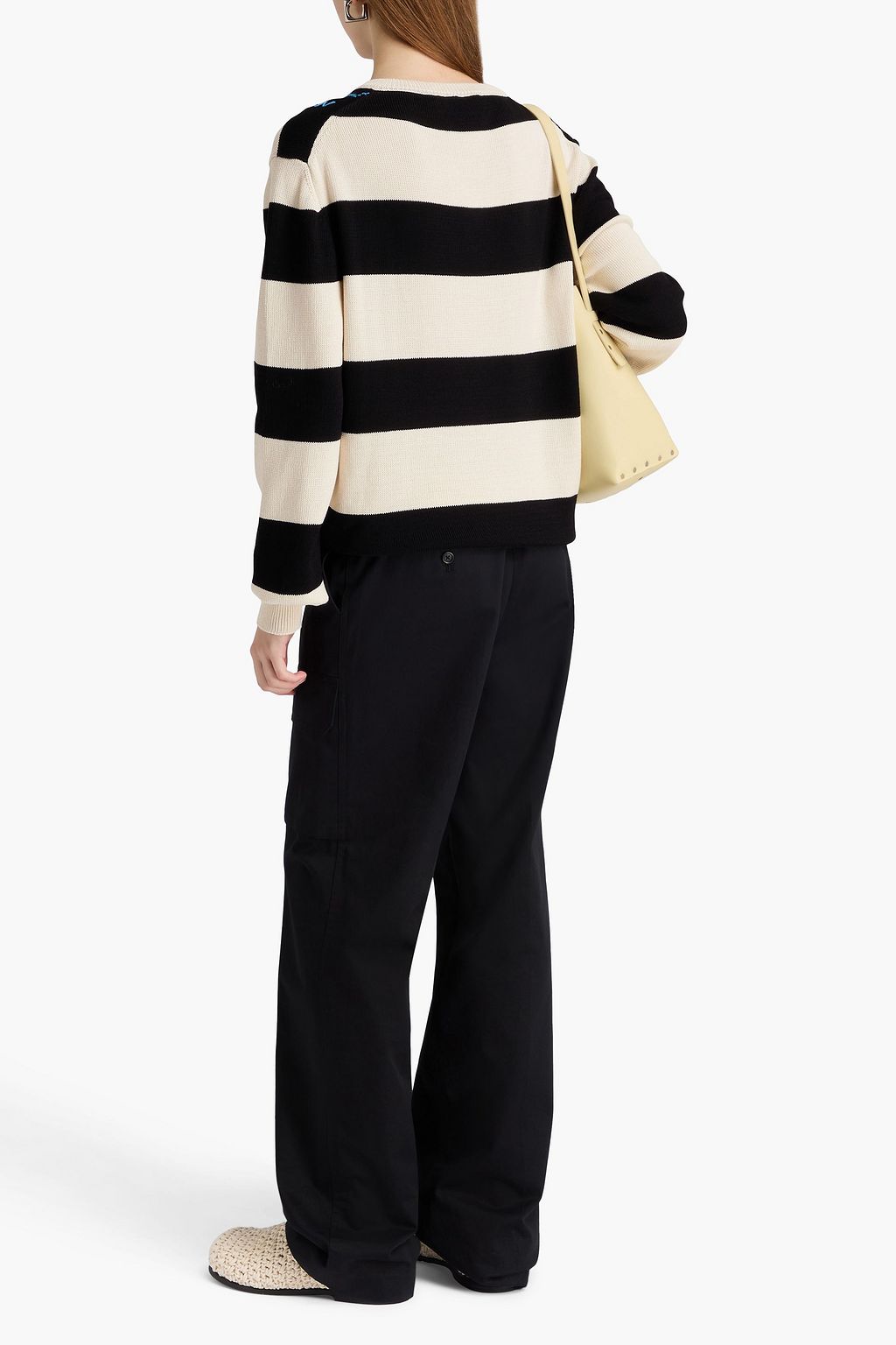 MARNI Argyle intarsia cotton sweater