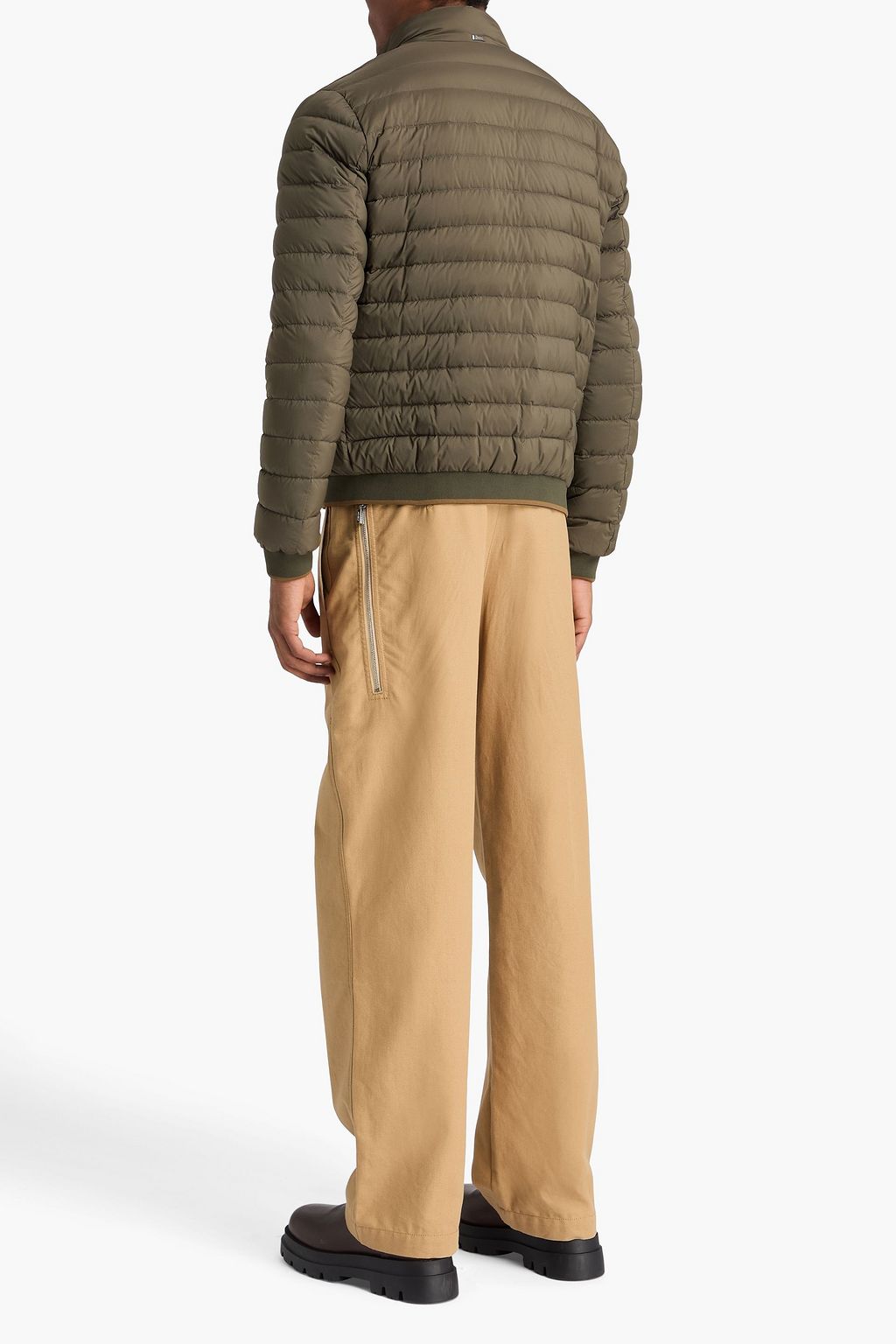 HERNO جاكيت من قماش عازل محشو بالزغب مبطّن