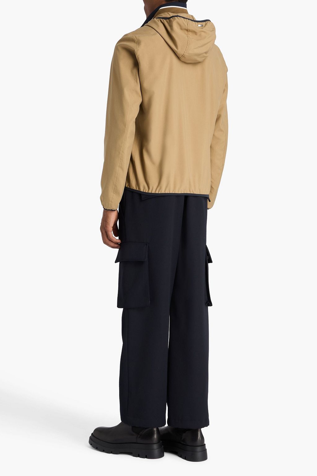 HERNO Silk hooded jacket