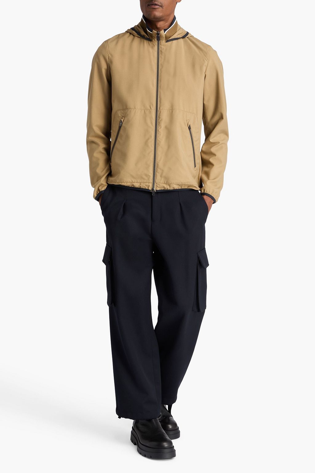 HERNO Silk hooded jacket