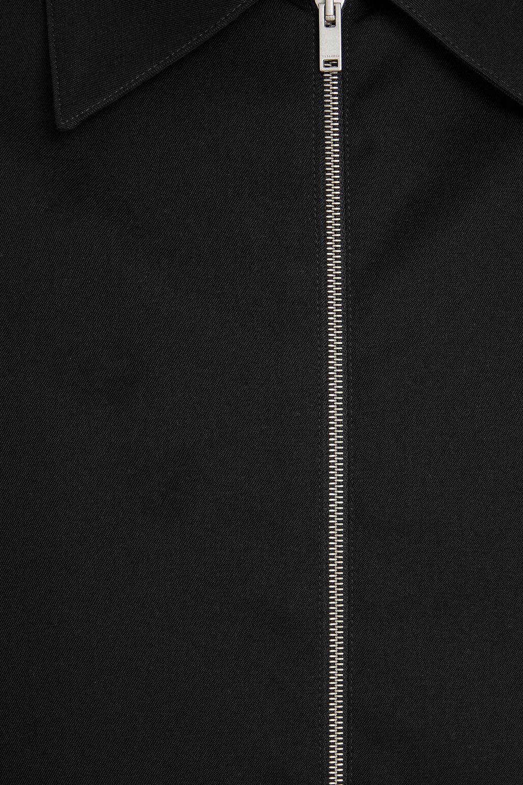 JIL SANDER Wool-gabardine shirt