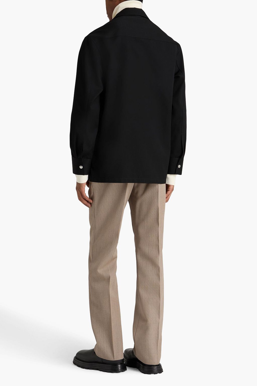 JIL SANDER Wool-gabardine shirt