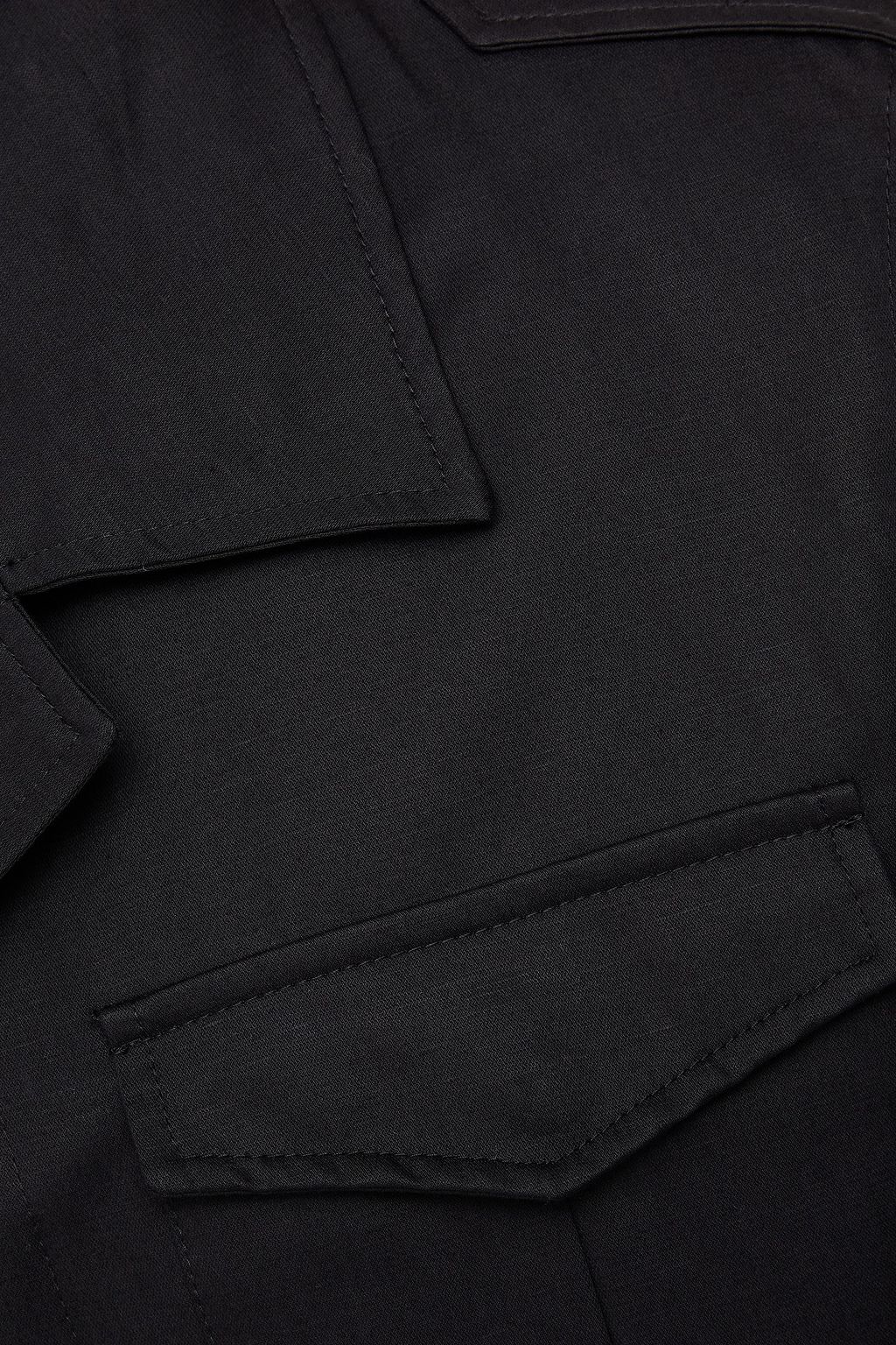 HERNO Cotton and linen-blend field jacket